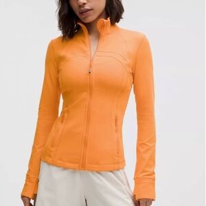 Lululemon Define Jacket *Luon Size 6 - Tiger Orange